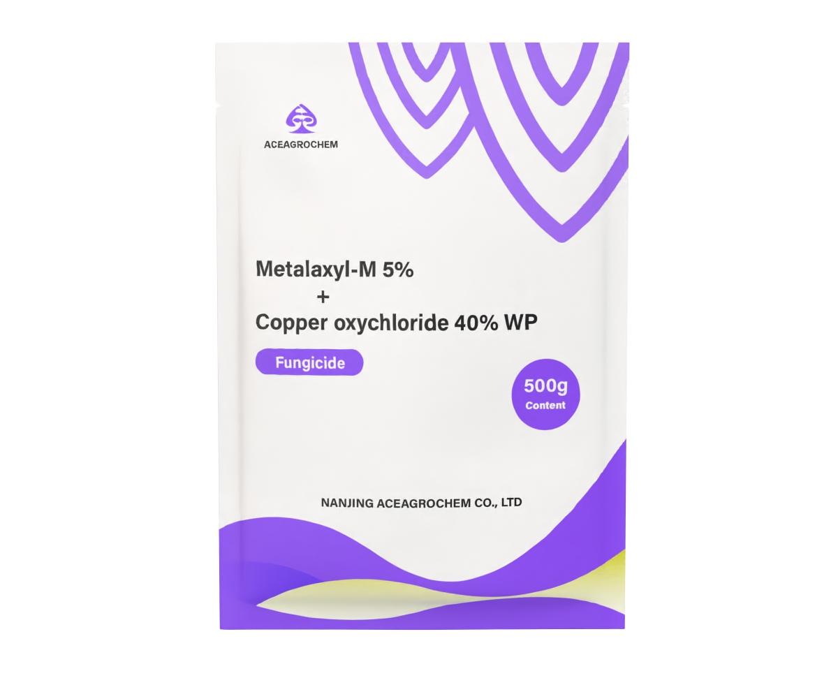 Metalaxyl-M 5% + Copper oxychloride 40% WP